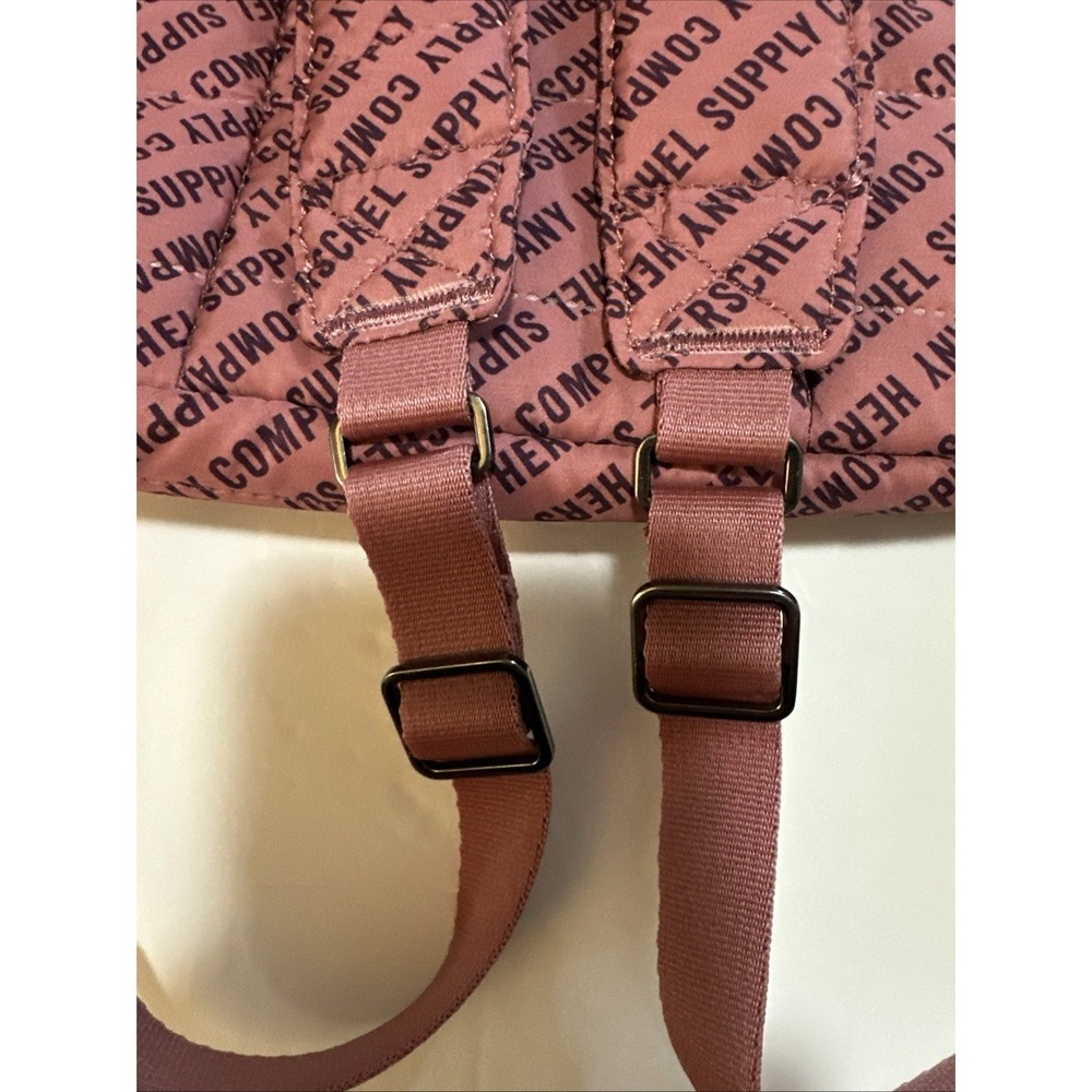 Herschel Backpack Nova Mid Volume Deco Rose Roll Call Pink Laptop Travel School - Picture 6 of 10